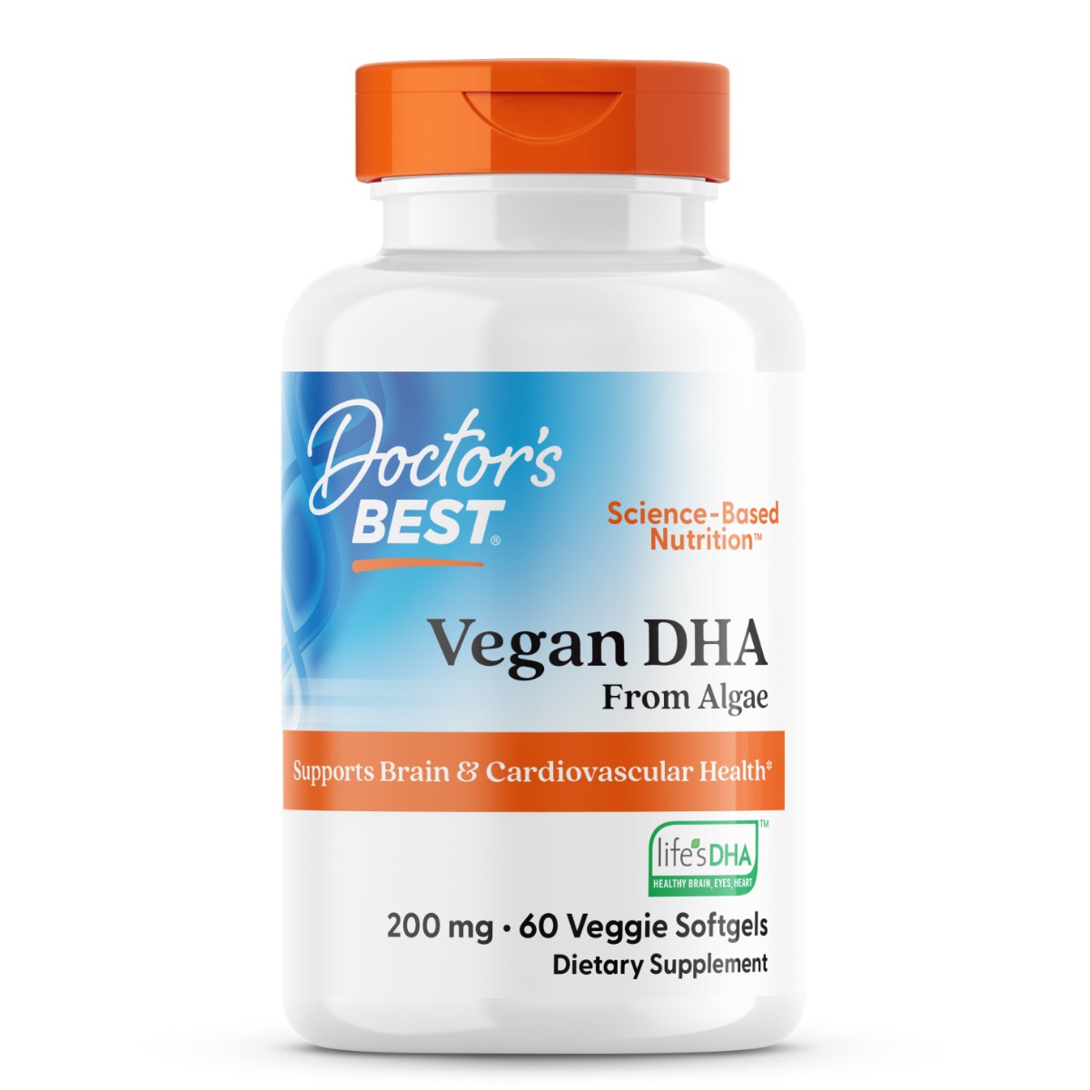 [해외] [Doctor's Best Vegetarian DHA from Algae] 닥터스 베스트 베지테리언 프롬 엘지 200mg 소프트젤 60정, 1개, 60정 35,850원