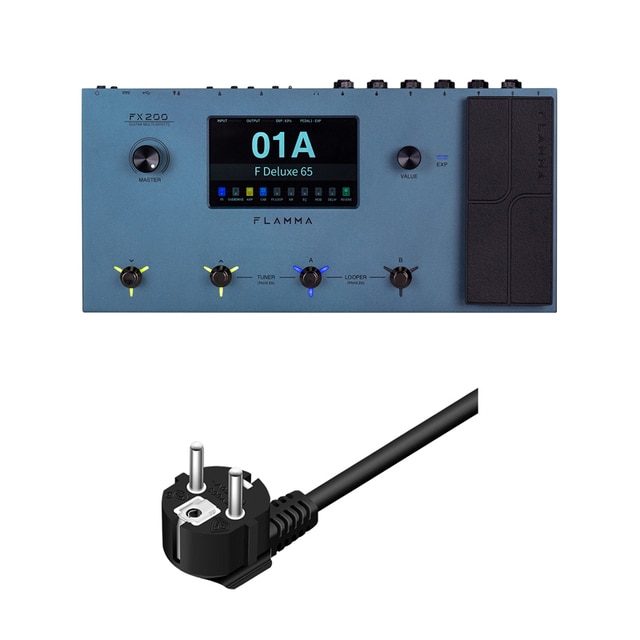 멀티이펙터 FLAMMA FX200 이펙트 페달 기타 앰프 LCD 터치 스크린 160 IR 캐비닛 200 프리셋 슬롯 479,490원