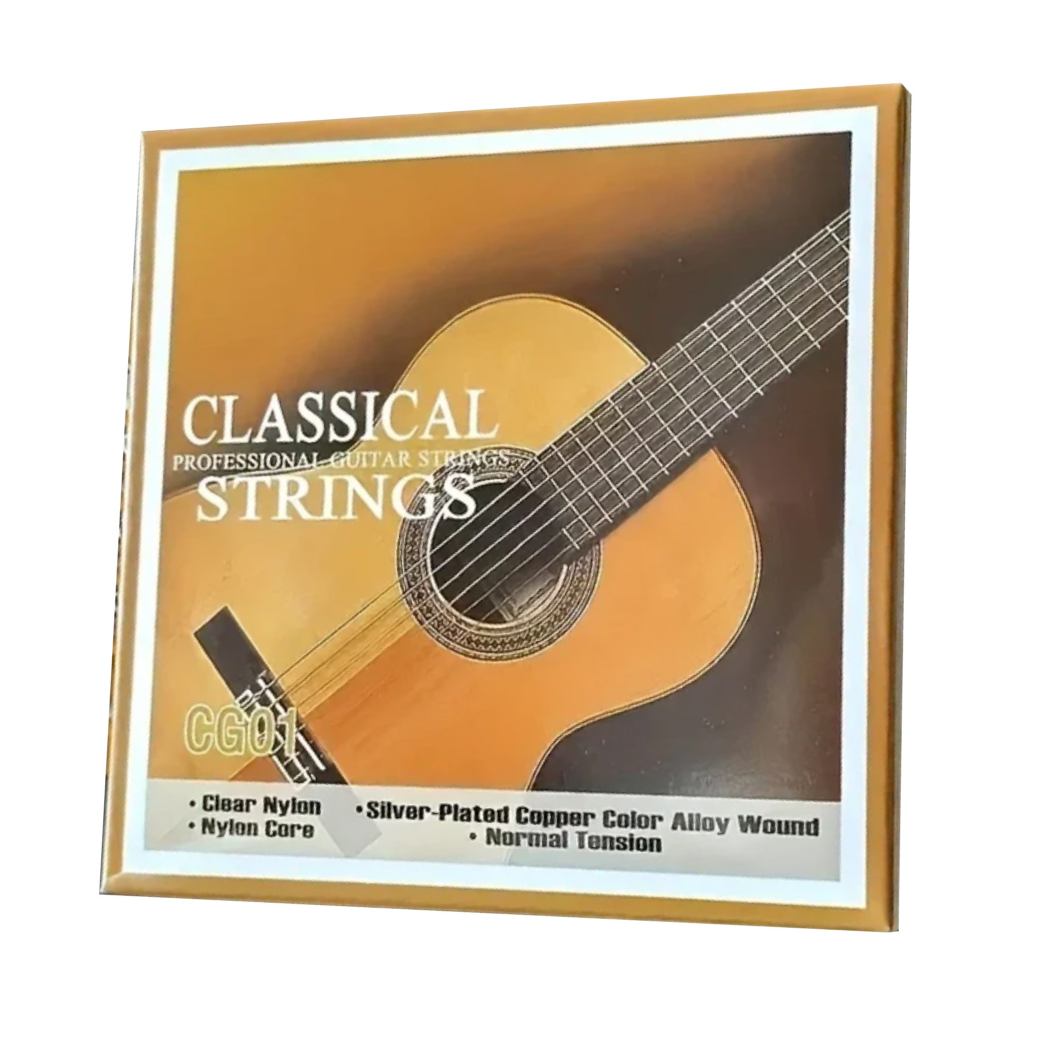 CG01 클래식 기타 줄 스트링 세트 나이론 은도금 실버 코팅, 1박스, 실버, 3세트 16,000원