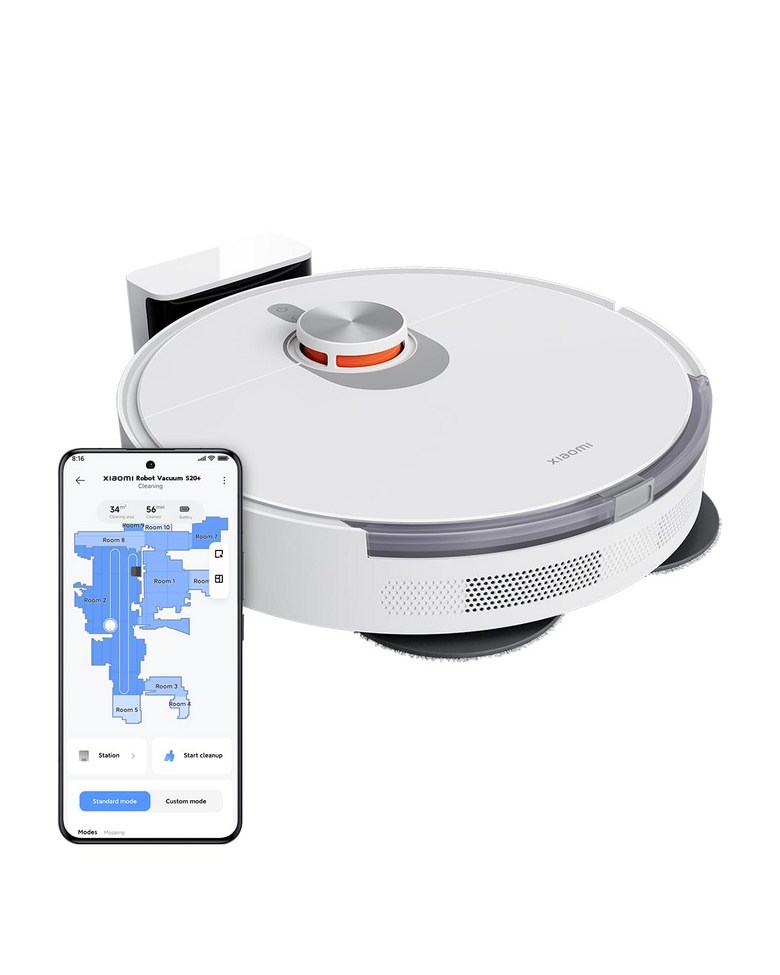 Xiaomi S20+ 2-in-1 6000Pa LDS 5200mAh Mi Home 로봇 청소기 흡입·물 닦아 양용 강력 475,730원