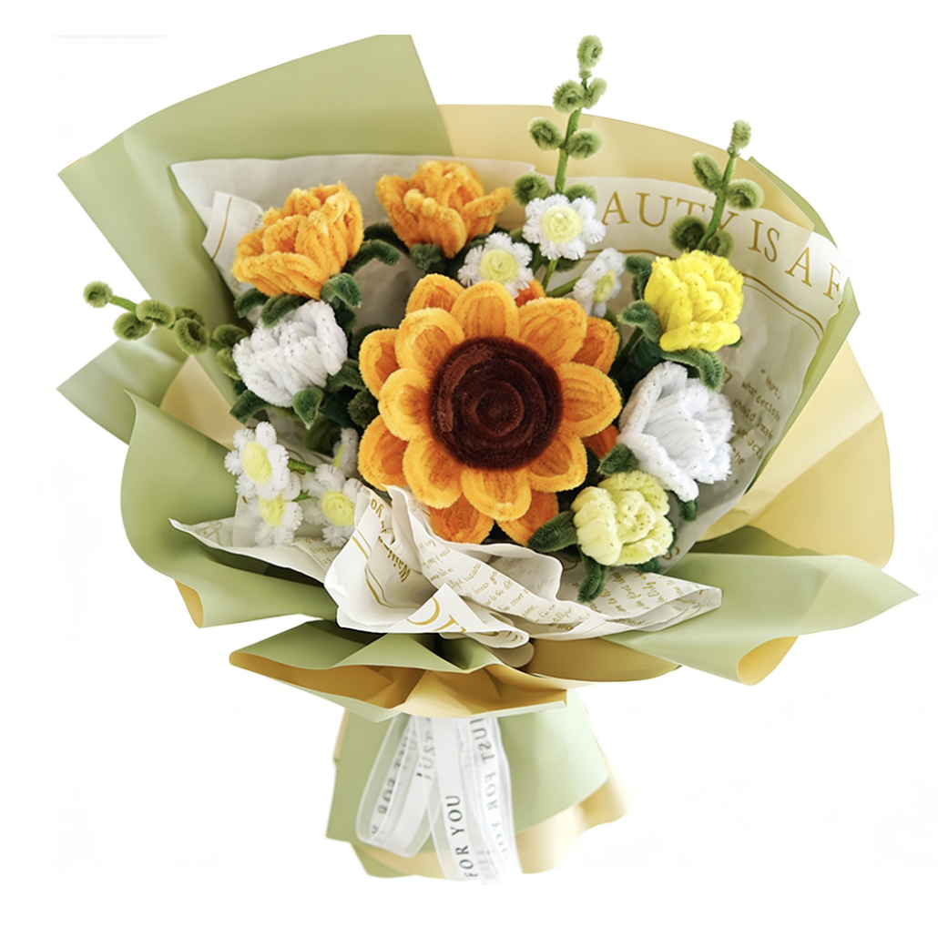 호우맘 DIY 모루 튤립 꽃바발 크리스마스 트리 만들기, 1개, 해바라기 11,800원