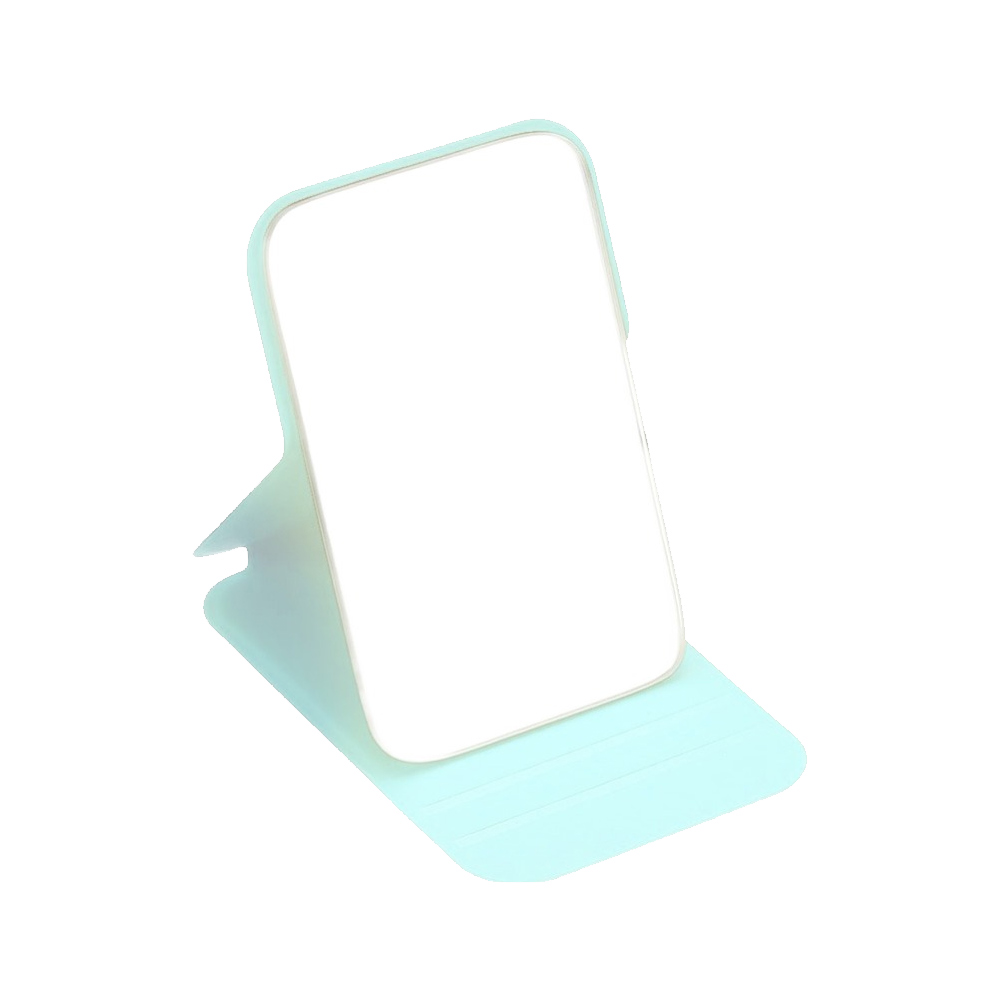 쿠쏘 휴대용 미니 접이식 탁상거울, 티파니 그린 3,900원