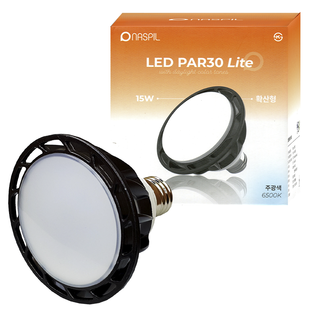 나스필 PAR30 확산형 LED 전구 15W E26 레일등 매장등 인테리어 조명 교체용 21,600원