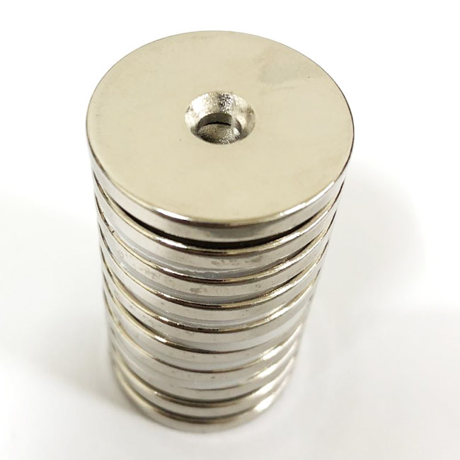 [제이스마그네트] D25x3T(6.5x4.2) 네오디움 원형사라자석 19,890원