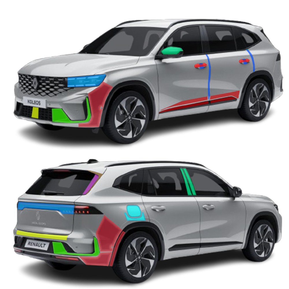 스킨엑스 그랑 콜레오스 PPF 외장 필수 패키지 차량보호필름 296,000원