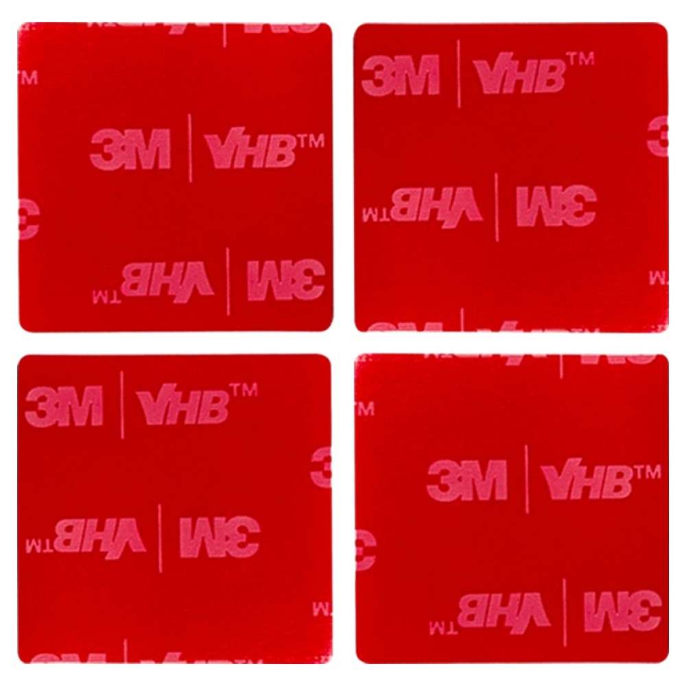 브이에이치비 블랙박스 하이패스용 사각 양면테이프 투명 30mm, 4개 2,500원