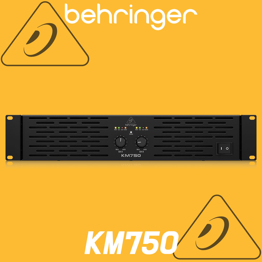 베링거 KM750 파워앰프 2채널 학교 교회 강당 무대용 행사용 스테레오 앰프_리뷰쿠폰 385,000원