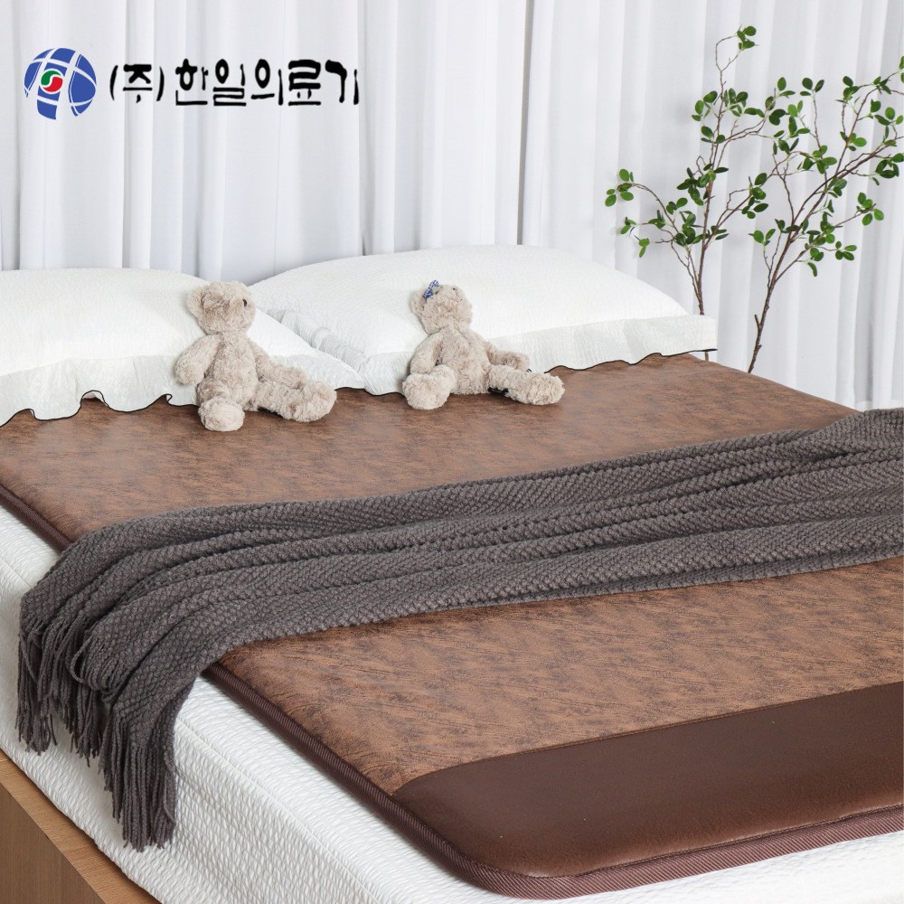 [무전자 26년형] 한일의료기 국산 EMF 전자파 없는 탄소매트 두꺼운 카본 전기매트 싱글 더블 퀸 분리난방, 진스웨이드, 더블 퀸 분리난방(150x200) 259,000원