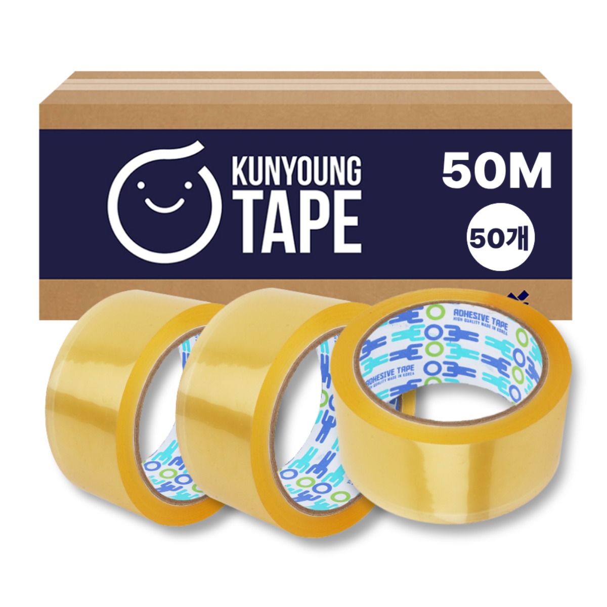 건영 박스테이프 경포장 48mm x 50M 투명 32,000원