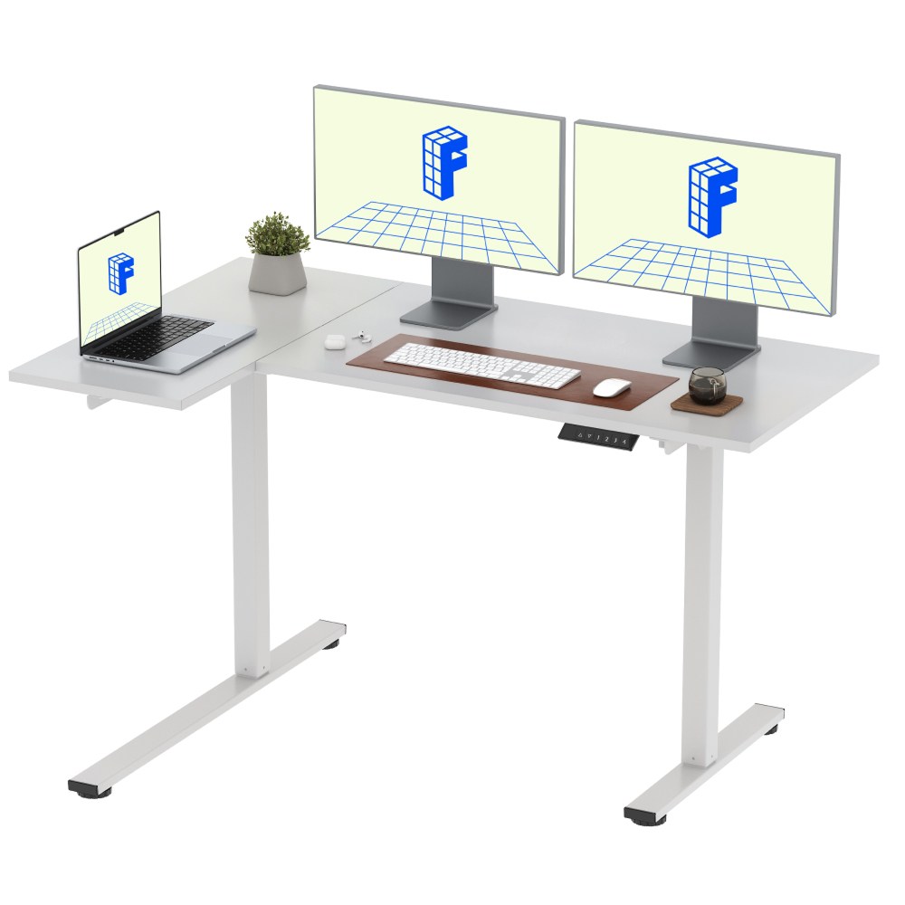 FlexiSpot 전동 코너형 모션데스크 EF1L 높이조절책상 740-1185mm A/S 5년 컴퓨터책상, 블랙 225,000원