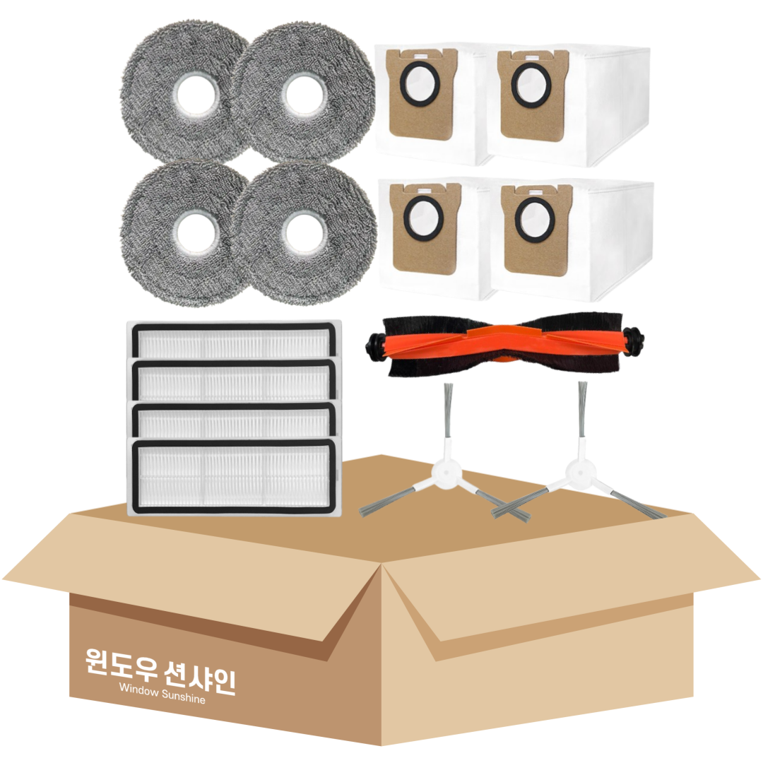비브랜드 샤오미 X20 MAX 로봇청소기 D109GL 호환 소모품 걸레 더스트백 필터 메인 사이드 브러시 기프트팩 28,900원