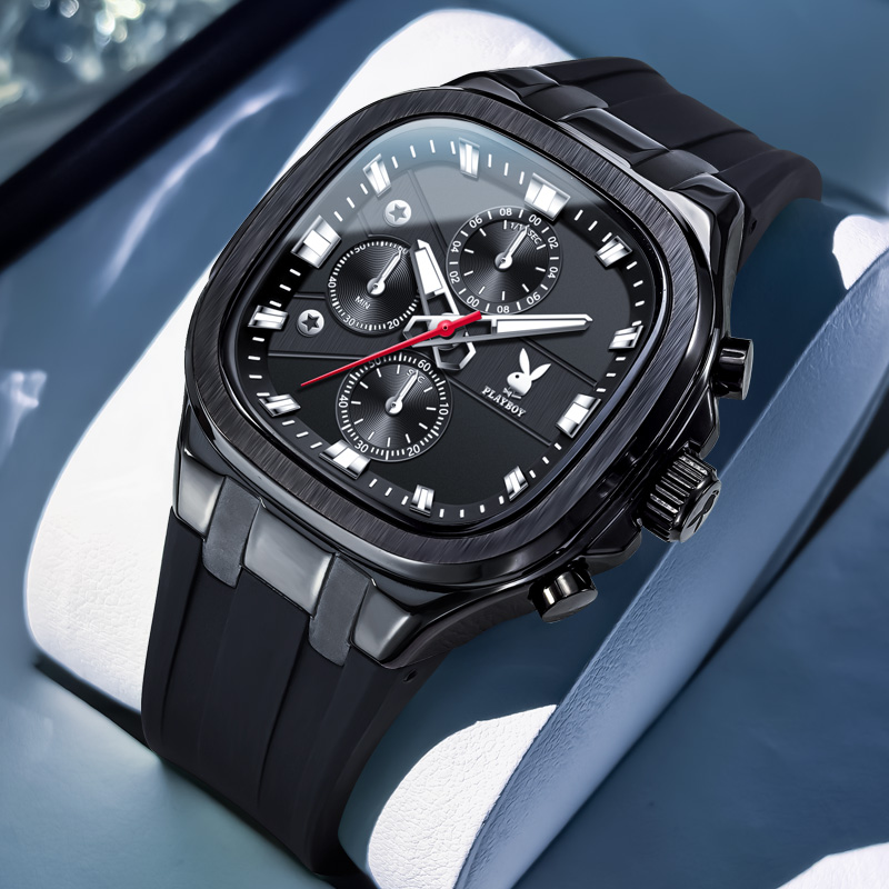 PLAYBOY 명품 브랜드 남자 손목시계 캐주얼 우레탄 밴드 86,400원