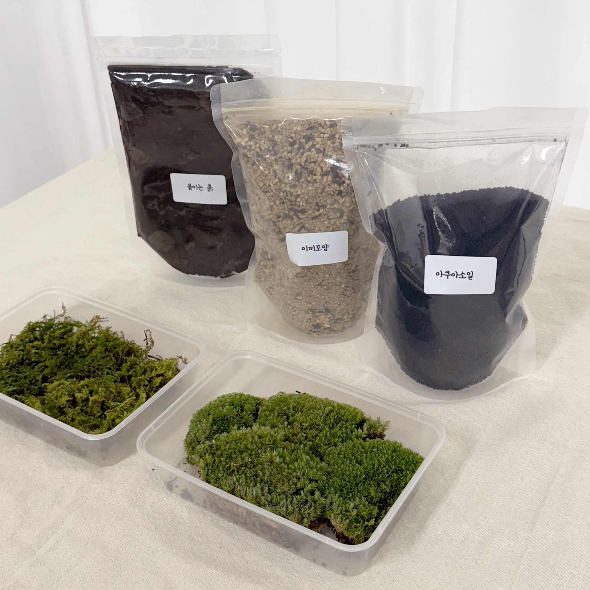 이끼 테라리움 만들기 diy 키트 테라리움 재료 모음 세트 중형, 1개 26,990원