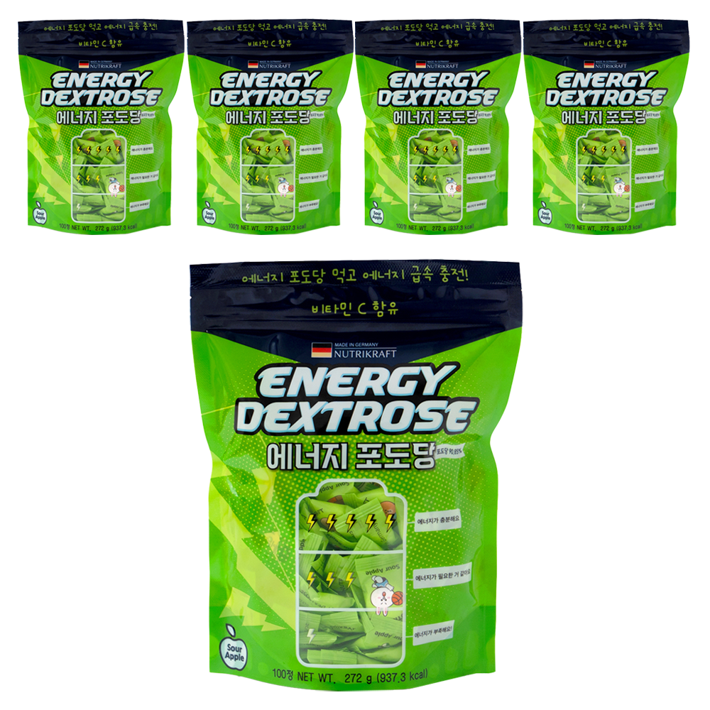 뉴트리크라프트 에너지포도당 사과향 캔디 100p 46,180원