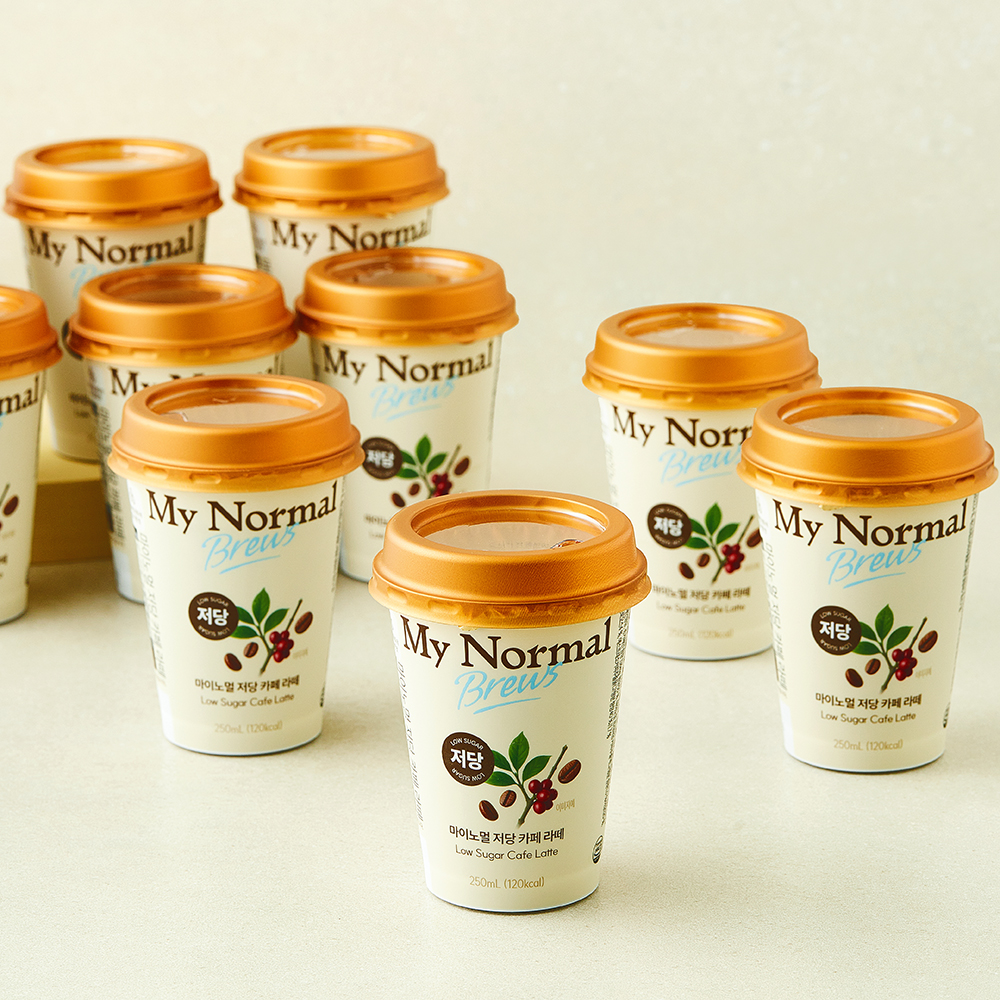 [로켓프레시] 마이노멀 저당 카페 라떼, 10개, 250ml 18,630원