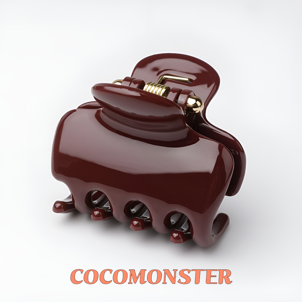 COCOMONSTER 프리미엄 튼튼한 미니 올림머리 헤어 집게핀 반머리 집게핀 6cm 12,500원