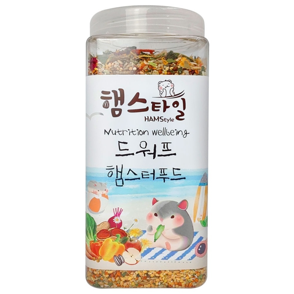 햄스타일 뉴트리션 웰빙 드워프 햄스터푸드 사료, 650g, 1개 12,960원