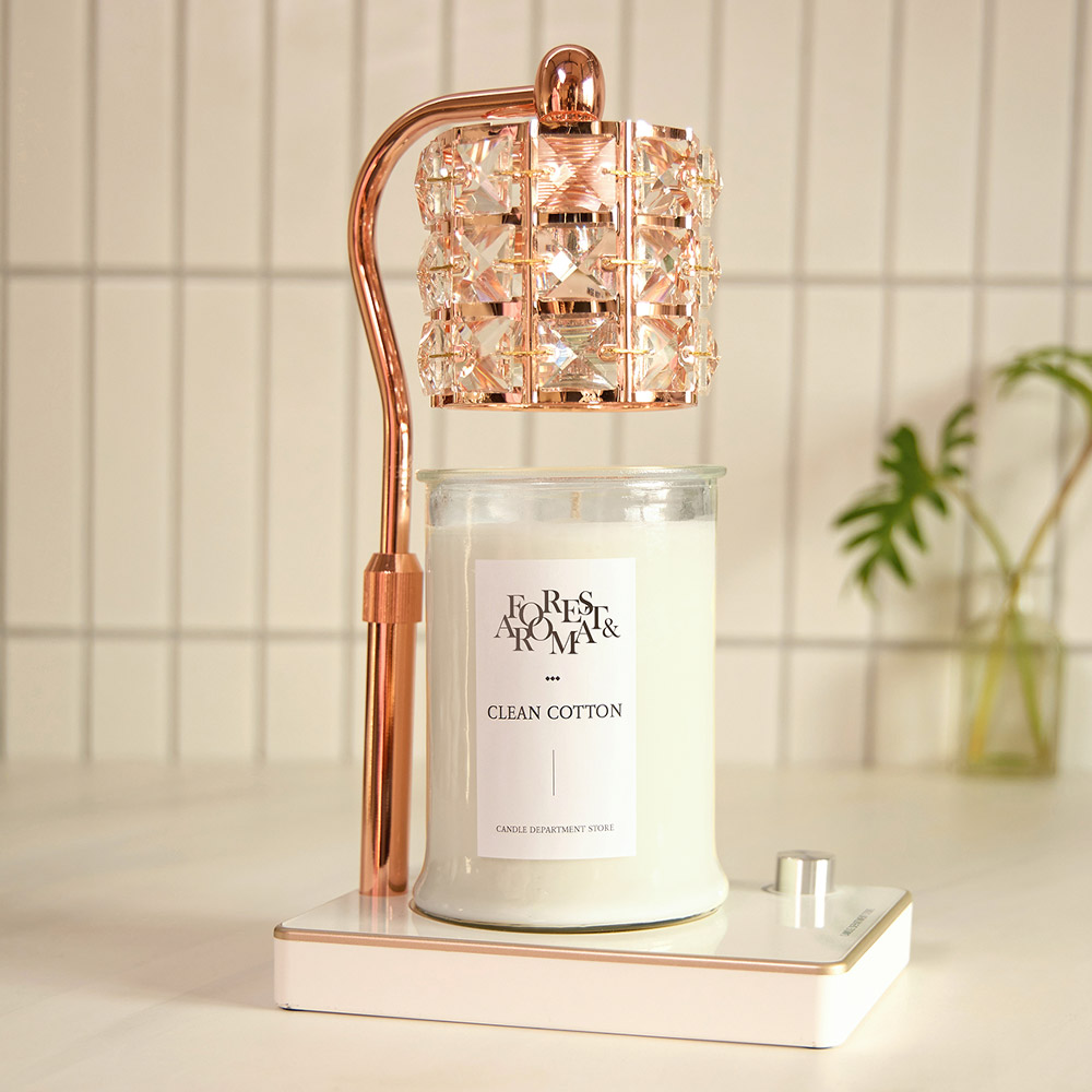 캔들백화점 루시드 로즈골드 캔들워머+소이캔들 세트 52,200원