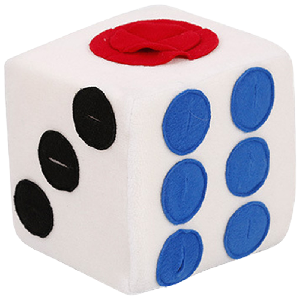 [댕냥이] 강아지 간식 넣는 노즈워크 대형 주사위 장난감, 1개 17,900원