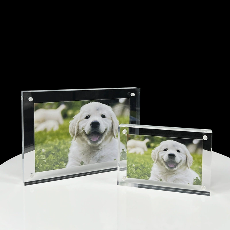 고급 투명 아크릴 인테리어액자, 기념자석 액자 ,자석액자, 1개, 모서리 라운드 8,800원