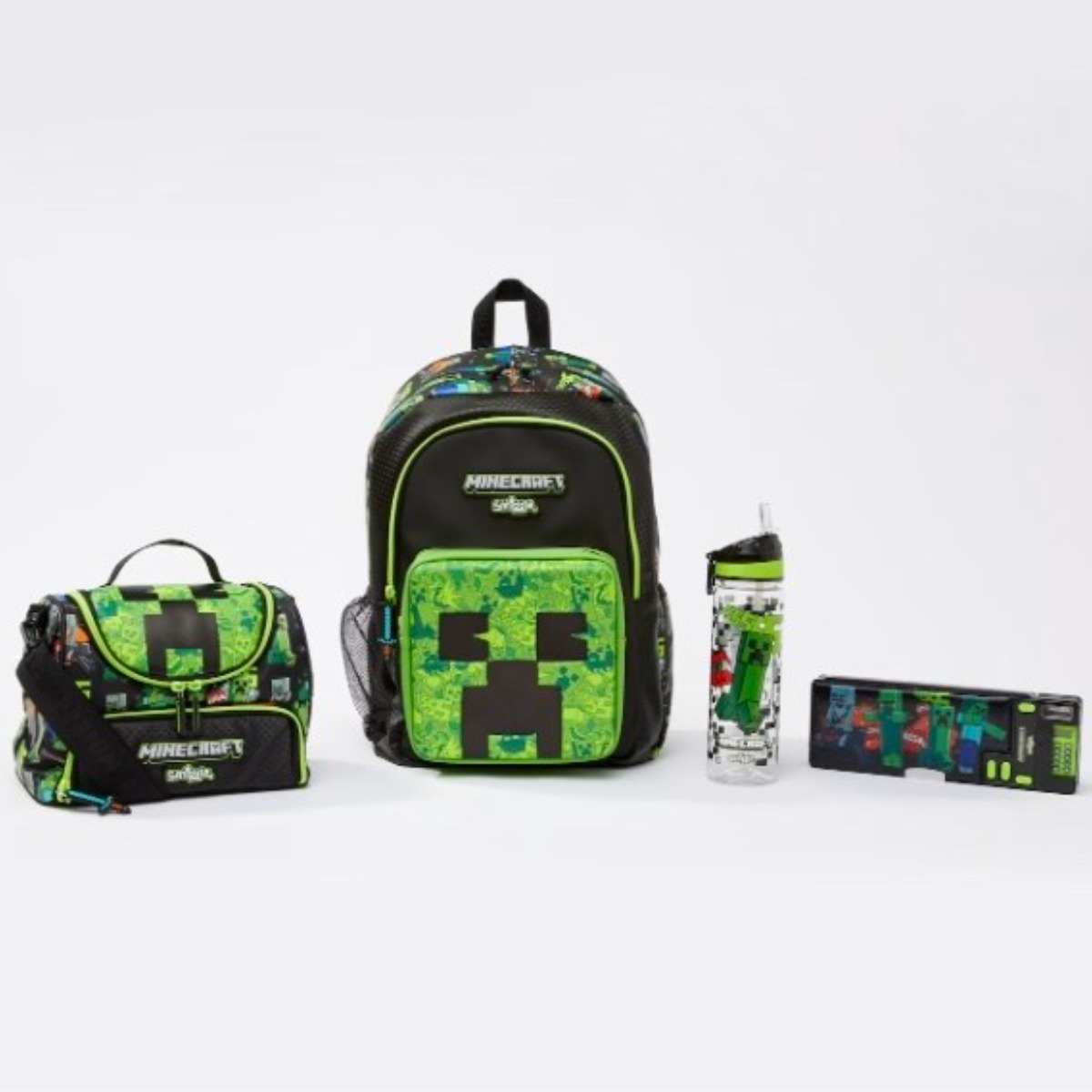 스미글/ 마인 크래프트 책가방+팝아웃 필통+스트랩 보조가방+물통 ,4종 세트, 호주정품 173,500원