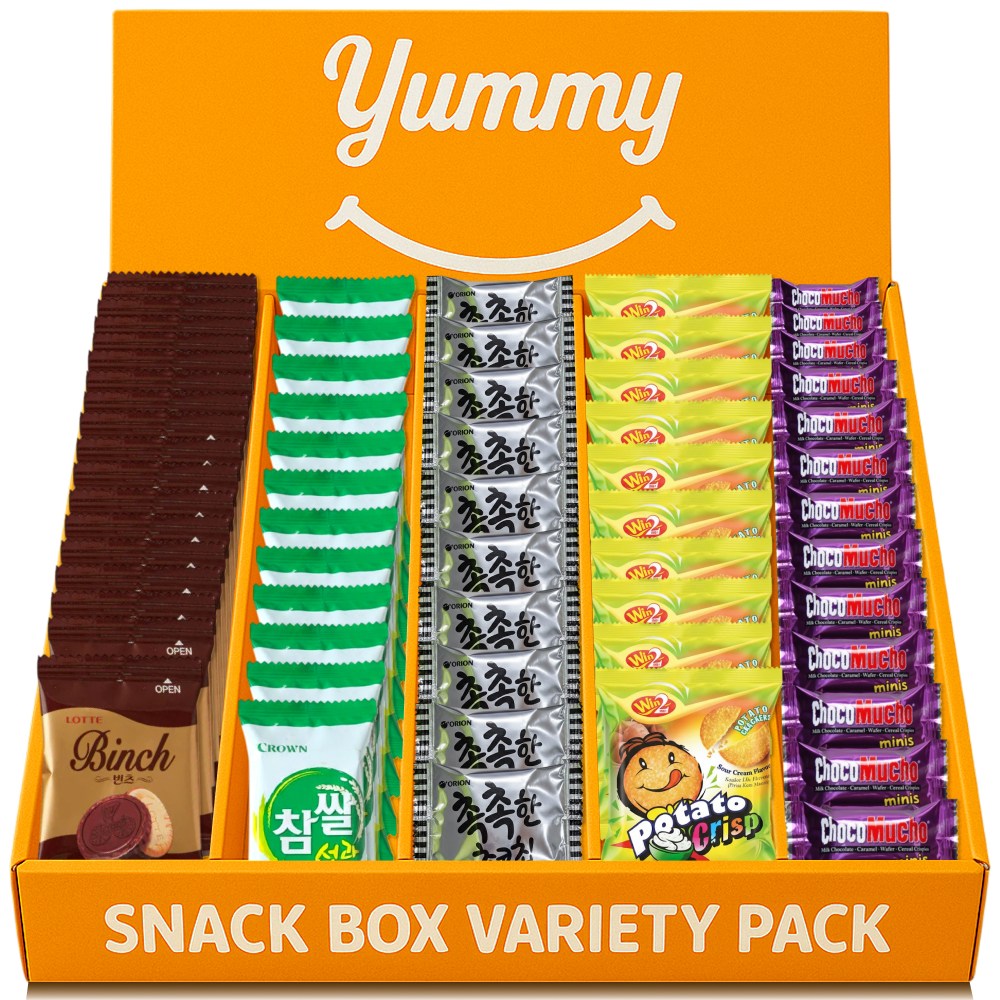 과자선물세트 간식꾸러미 과자박스 간식세트 사무실간식 답례품 개별포장 한입 종합 어린이 야미스낵박스 25,900원