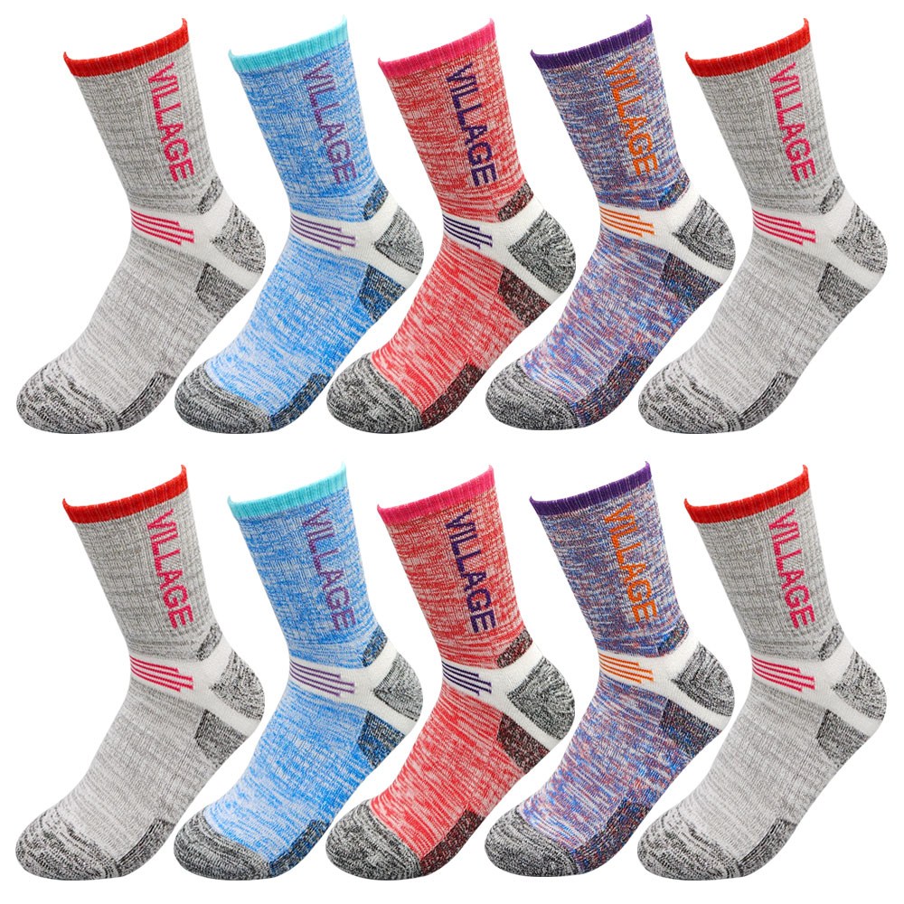 다빈 남성용 여성용 두꺼운 이중바닥 등산 스포츠 작업 양말 10켤레, 혼합(10켤레)1세트 12,900원