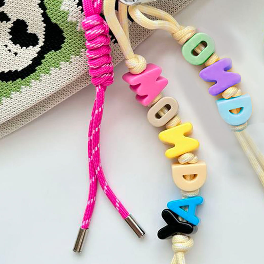 알파벳비즈5개 A~Z 다양한컬러 키링만들기재료 키링인형참장식, 알파벳비즈O 2,000원