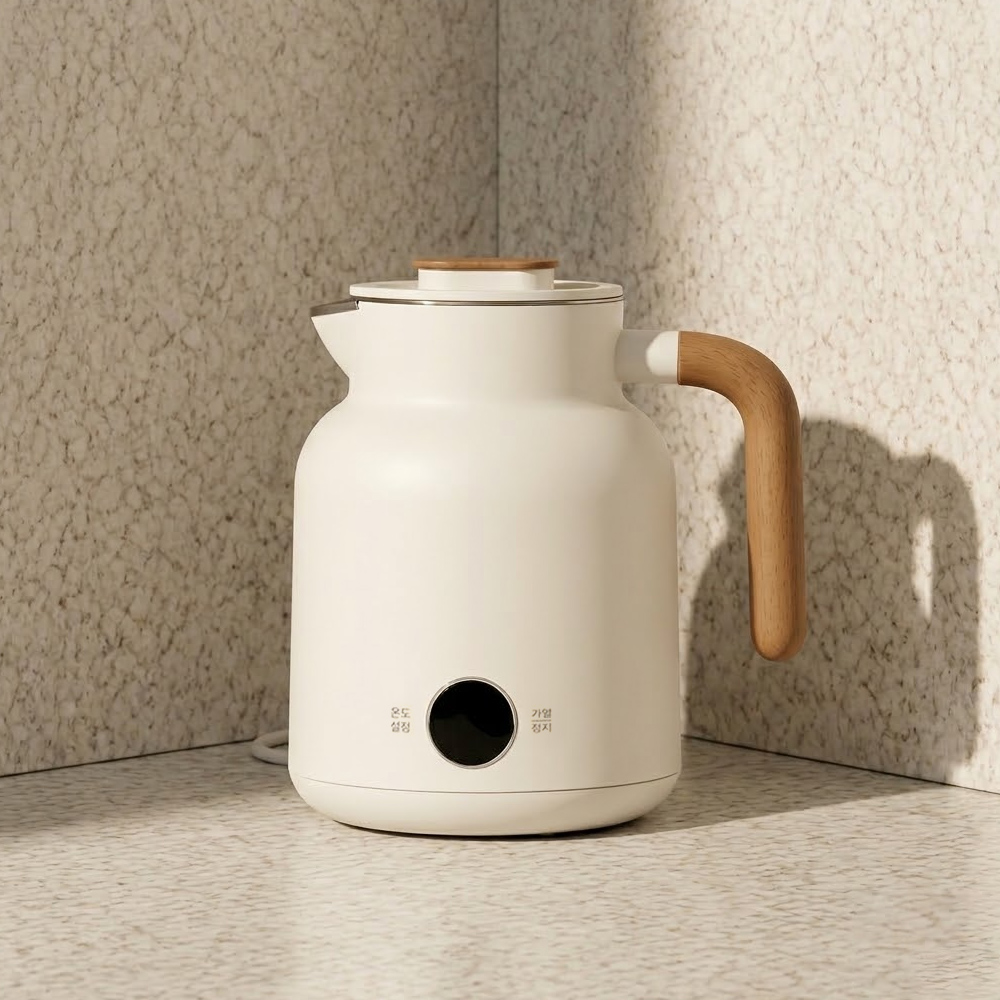 다룸 온도조절 멜로우 보온 전기포트 퓨어 바닐라 1L, (ZT-10DW95) 58,900원