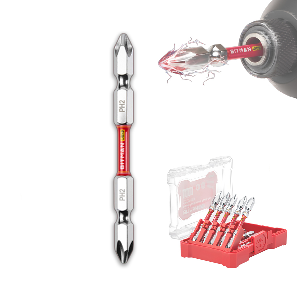 비트맨 토션 비트 십자 드라이버 비트날 82MM 1P, 1개, 현재가 1,650원