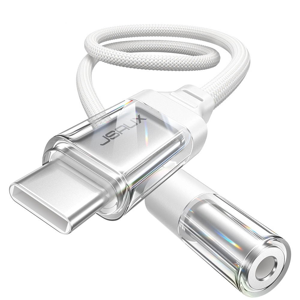 JSAUX  C타입 3.5mm 이어폰 투명 변환젠더 통화가능 HIFI음질 스마트 DAC칩 7,900원