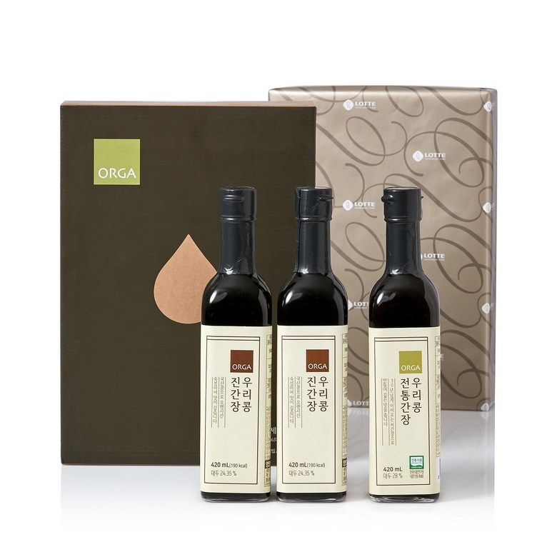 올가홀푸드 [ORGA] 우리콩 간장 선물세트 IC-8809666721807, 1개, 1L 72,750원