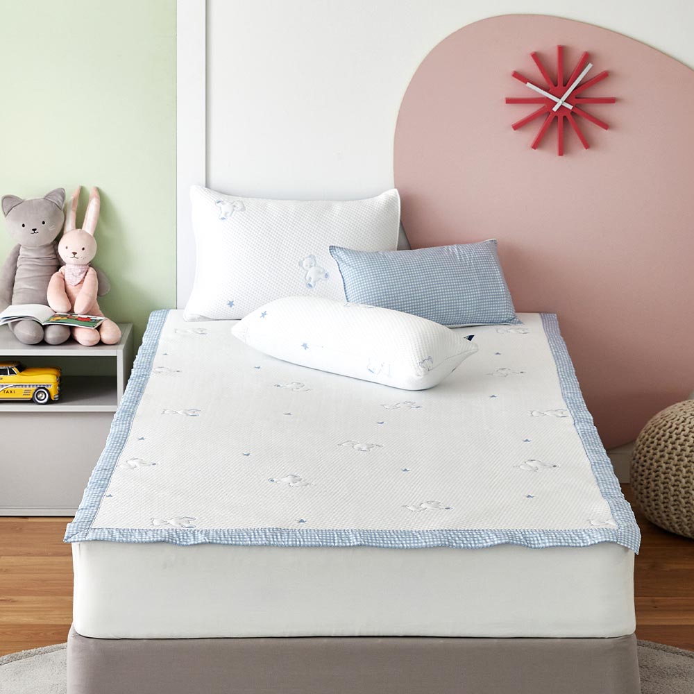 모던하우스 익스트림쿨 에어리스노우 곰고미 냉감 3중직 패드, 블루 79,900원