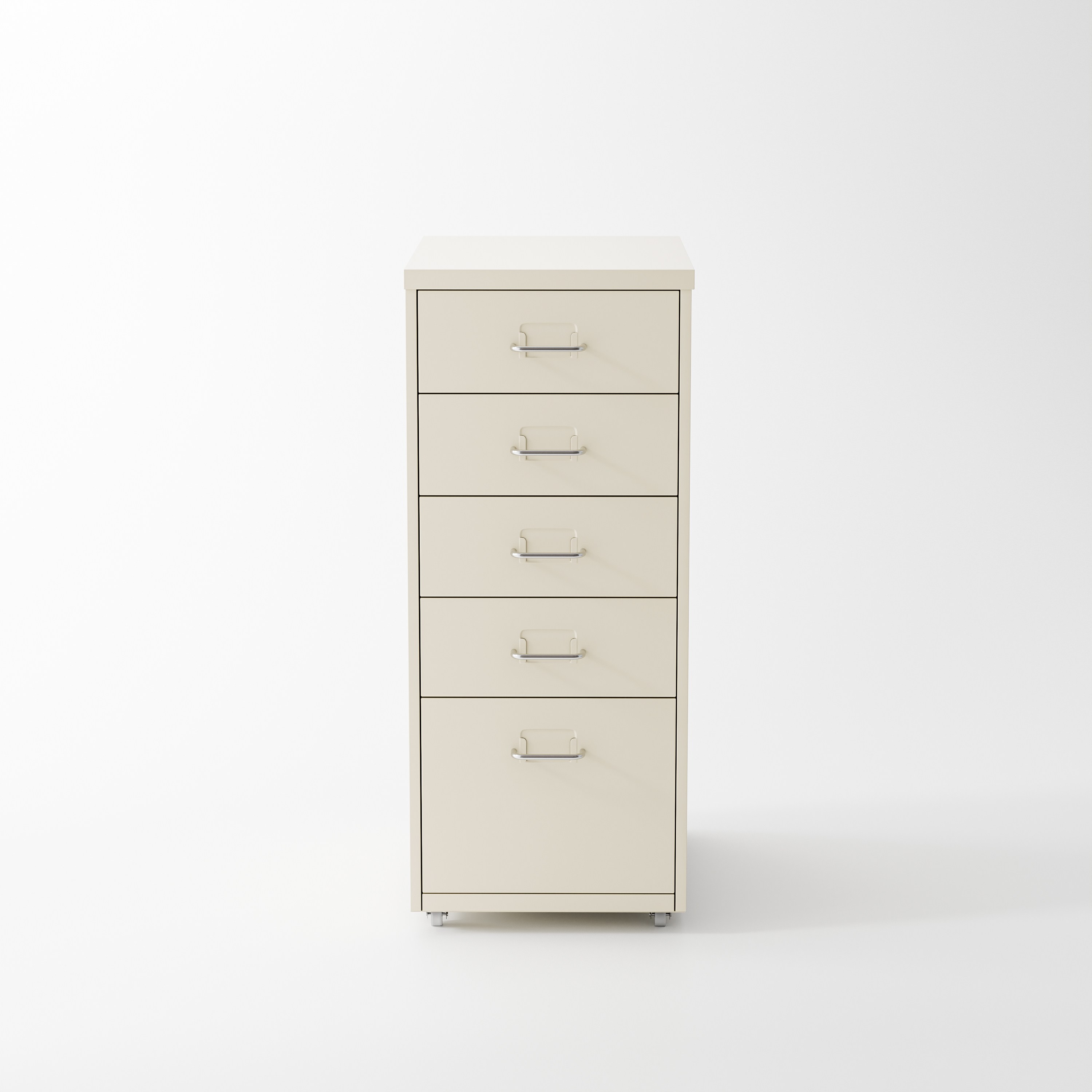 비유가구 Helmers 5개 실버 손잡이 큰 서랍장 수납, 5단, 베이지 56,990원