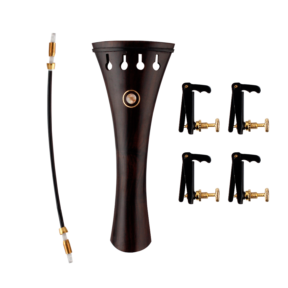 바이올린 테일피스 흑단 미세조절기 일체형 줄걸이틀 18,000원