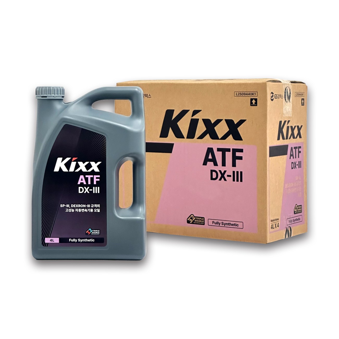 GS칼텍스 Kixx ATF DX-3[DEXRON3(덱스론3)] 자동변속기용 오일 4리터, 1개, 4L 35,000원