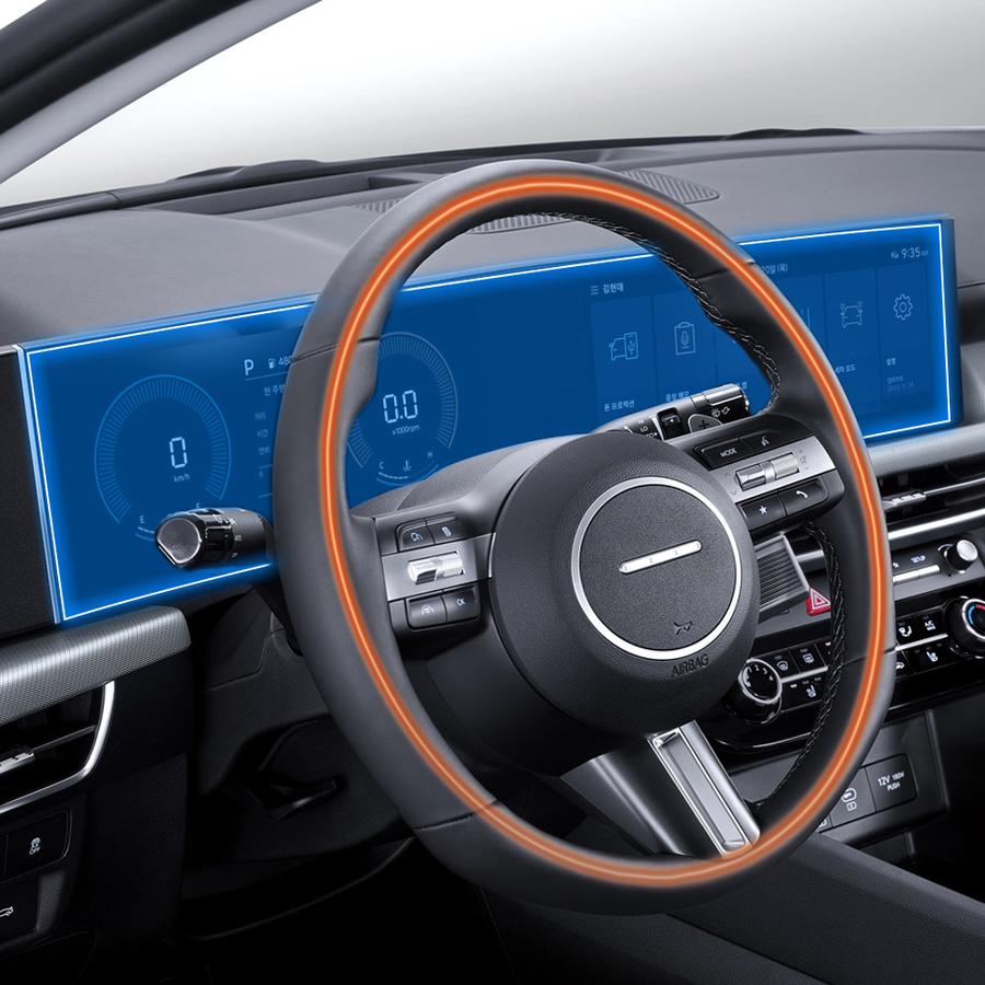 미르파크 쏘나타 디엣지 호환 파노라믹 커브드 디스플레이 네비게이션 보호필름, 1GB, 네비게이션 보호필름(지문방지) 21,500원