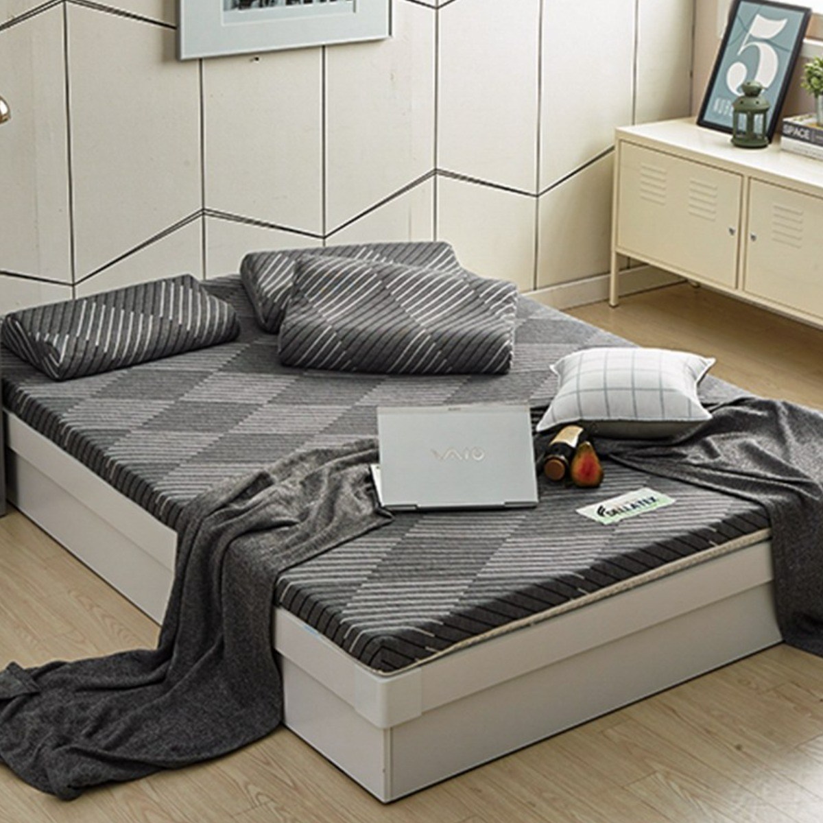 라폼 천연라텍스 매트리스 15cm 슈퍼싱글(SS) 미디엄하드 - 속커버+겉커버증정 636,000원