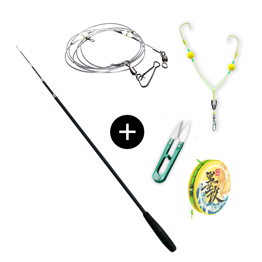 1분 조립 초간편 낚시대 세트 누구나 쉽게 조립 계곡 민물 낚시 9,900원
