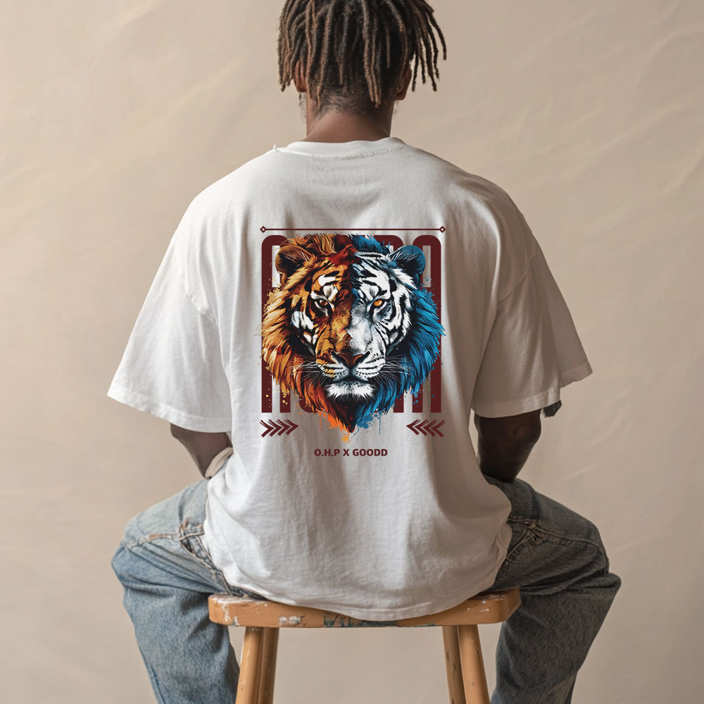 O.H.P 작품을 입는다. 빅사이즈 남녀공용 오버핏 반팔티 GOODD BEST 4(S~4XL ) 43,890원