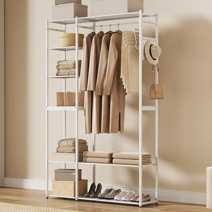 투에스리빙 철제 드레스룸 수납형 모던 시스템 옷장 행거, 화이트 51,900원