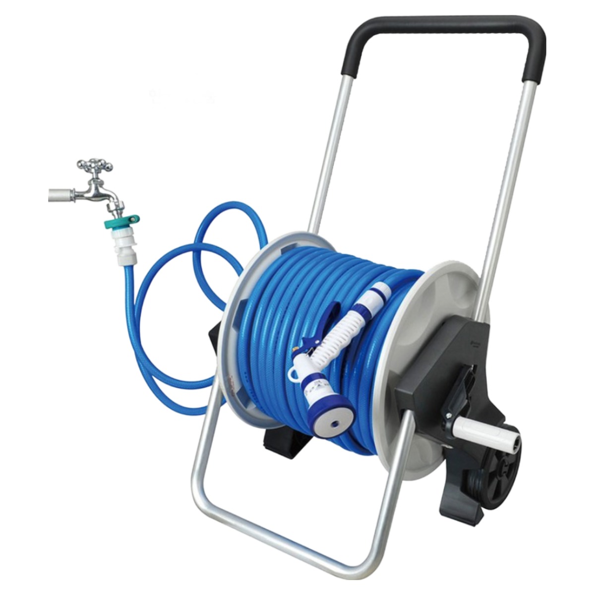 국산 이동식방차 포터블호스릴 45m 릴호스 세차호스, 1개, 현재가 78,280원