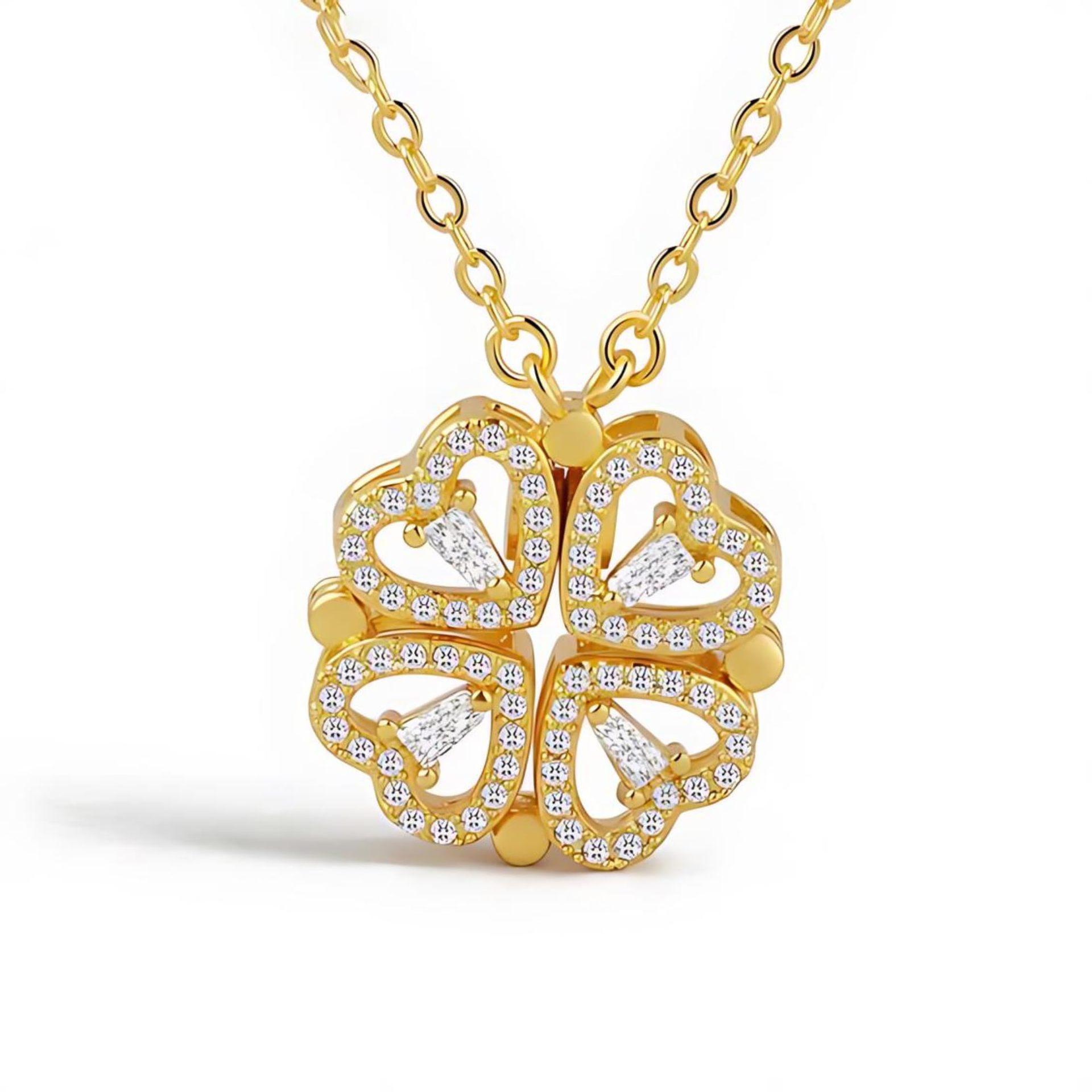 데일리나라 14k 18k 여자 유니크 네잎클로버 목걸이 선물 369,000원