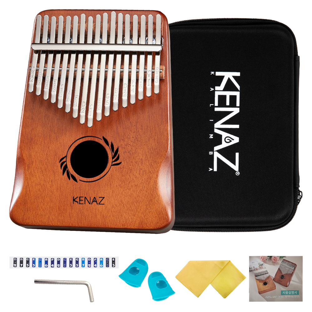 케나즈 KKV50 마호가니 칼림바+전용하드케이스+필수구성품세트 18,500원