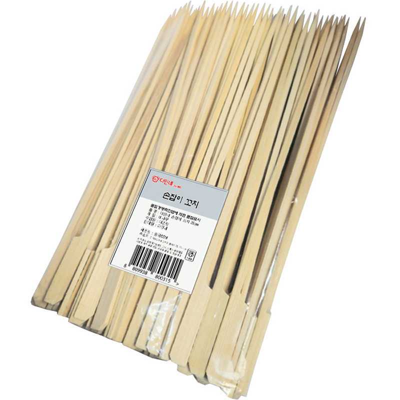 다인네 대나무 손잡이 꼬치 특대 25cm, 1개, 100개입 5,250원