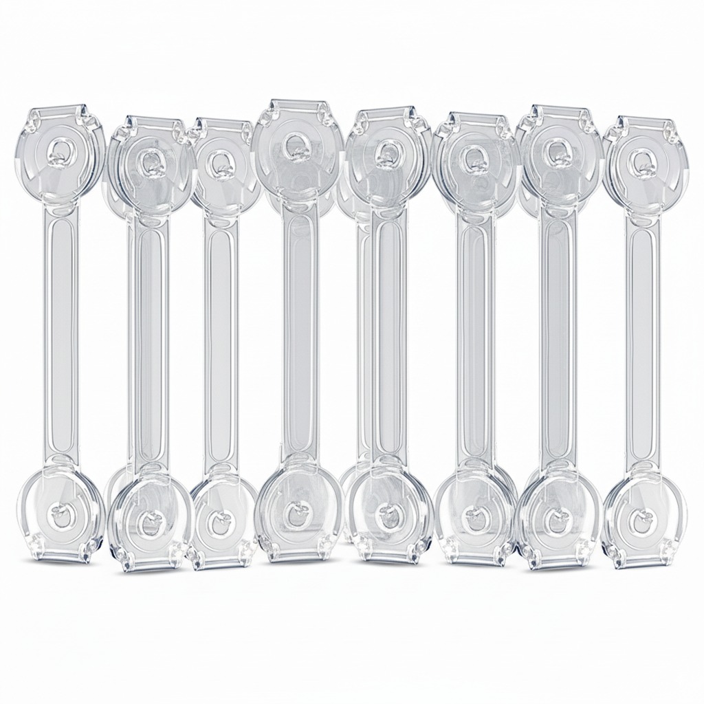 몽쉘과술빵 투명 다용도 아기 서랍잠금장치 세트, 10개 16,500원