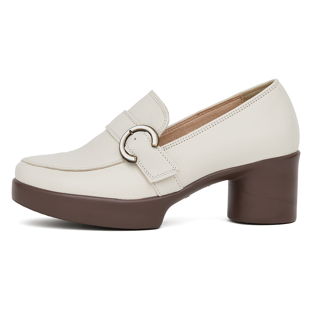 지쎄 여성용 제이슈 천연 양가죽 노텐 가보시 로퍼 힐 수제화 6cm 87,600원