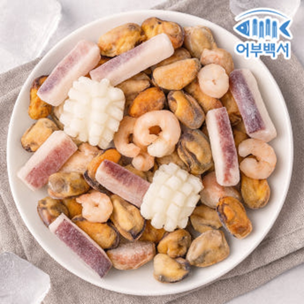 어부백서 냉동 해물모듬 해물믹스 대용량 업소용 1.5kg 300g 5팩 16,010원