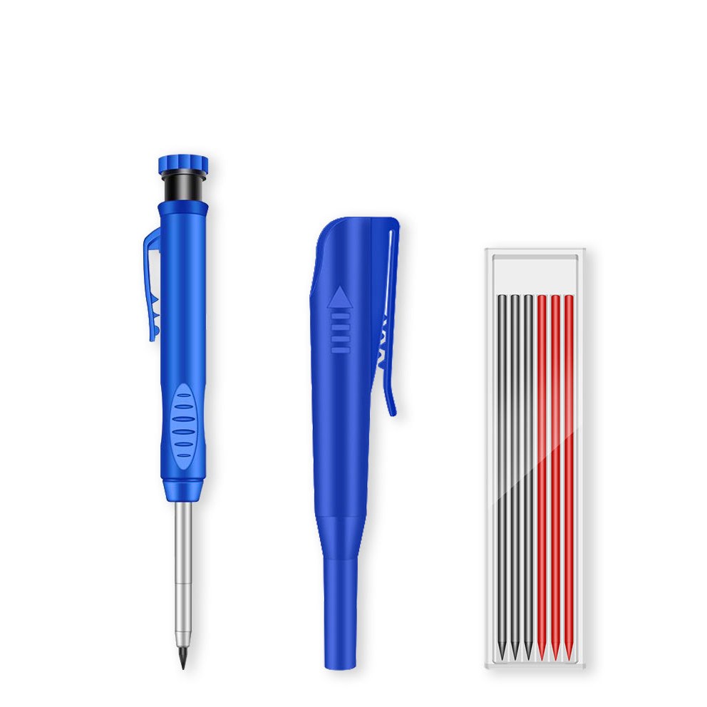 크래프션 목공 연필 마킹 펜, 1개, 블루B, 현재가 11,400원