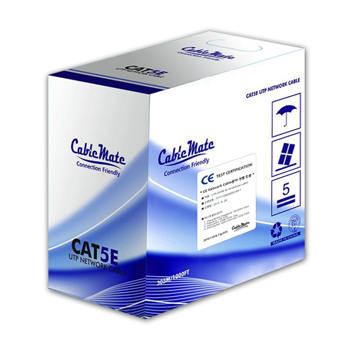 케이블메이트 UTP 네트워크 랜 케이블 박스형 CAT.5e 305m 36,100원